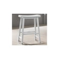 thumbnail image 2 of Set of 2 Alonzo White Backless Ergonomic Counter Height Stool, 2 of 4