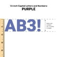 thumbnail image 2 of FreshCut Crafts Bulletin Board Letters & Numbers, Purple, 1.5in, 636 Pieces, 2 of 5