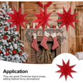 thumbnail image 4 of ABPETE Paper Star Lantern Lampshade 9 Pointed Star Hanging Decorations for Christmas New Year Wedding Party Holiday Birthday (3Pcs,Red), 4 of 18