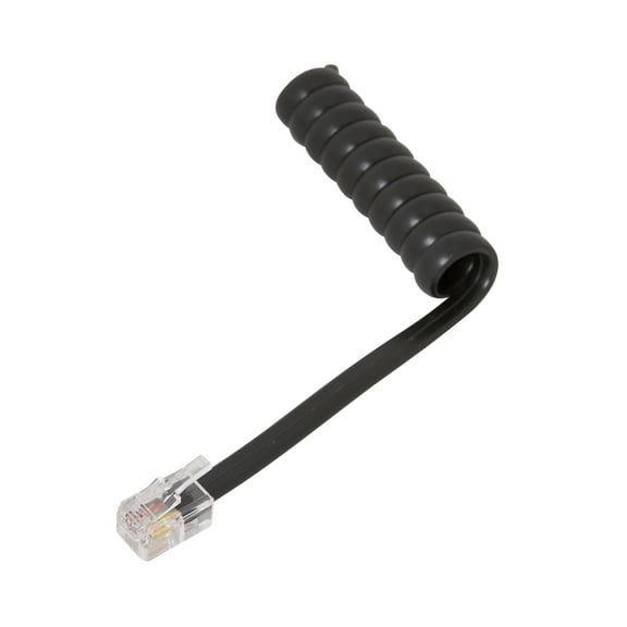 Zenith TH1025B Telephone Cord, Black Sheath