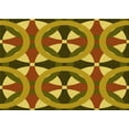 thumbnail image 1 of Ahgly Company Machine Washable Indoor Rectangle Transitional Yellow Area Rugs, 5' x 8', 1 of 7