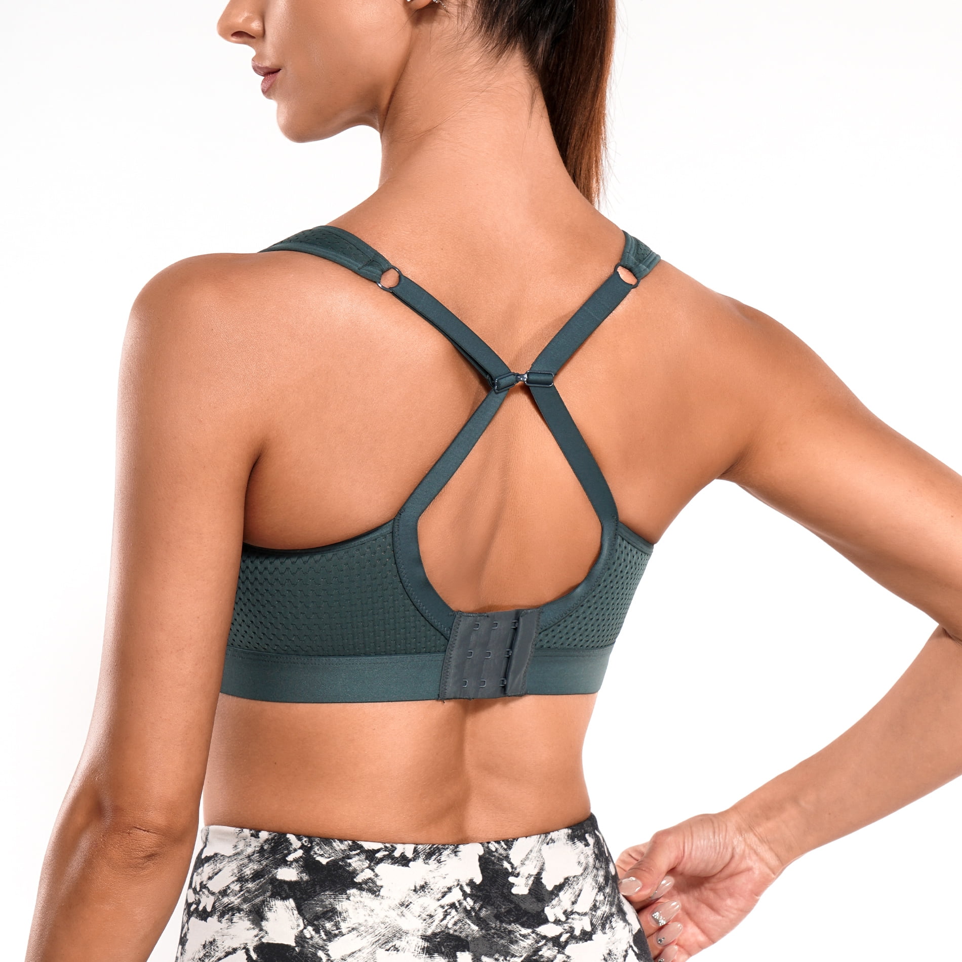 Eleady High Impact Sport Bra for Women Full Support Wireless Bras