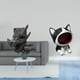thumbnail image 2 of Figura decorativa de gato para sujetalibros, ideal para . Estatua de gato. Cuenco para llaves. Escultura de resina para escritorio. Sujetalibros,, 2 of 8