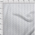 thumbnail image 2 of oneOone Cotton Poplin Medium Blue Fabric Chevron Geometric Dress Material Fabric Print Fabric By The Yard 56 Inch Wide, 2 of 4