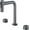 Black, variant on 3 Hole Faucets for Bathroom Basin, Basin Mixer Faucet Retractable Brass Bathroom Bathroom Sink Faucets Hot and Cold Water Double Handle Bathroom Mixer Faucet-Grey