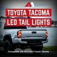 thumbnail image 2 of AMERICAN MODIFIED Smoked LED Tail Lights for 2016 to 2023 Toyota Tacoma, 1 Pair, 2 of 12