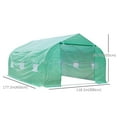 thumbnail image 3 of Serre walk-in Outsunny 15 pi x 10 pi x 7 pi, 3 of 10