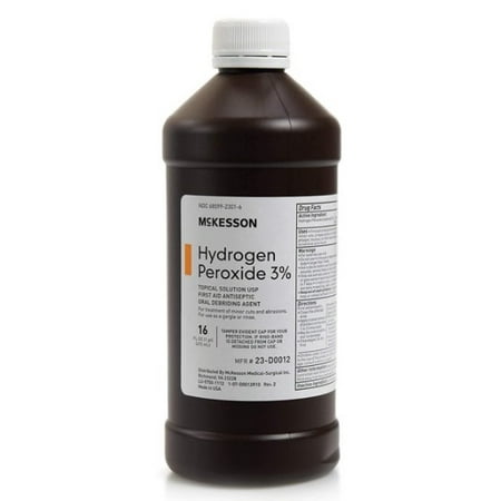 McKesson Hydrogen Peroxide 3% Antiseptic 16 oz.