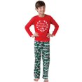 thumbnail image 1 of Conjunto de pijamas navideños para niños y adultos, ropa de dormir familiar con estampado, para mamá y papá, 1 of 4