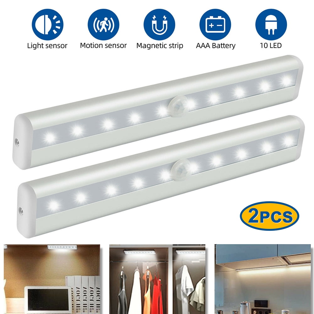 Under Cabinet Homelife Motion Light LED Sensor Magnetic Lights For Closet Stick 