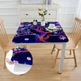 thumbnail image 2 of WYYP Flowers Leaves Surreal Square Tablecloth Washable for Home Kitchen Outdoor Decoration 100% Polyester Fiber 40*40, 2 of 8