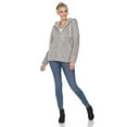 thumbnail image 4 of White Mark Women's Hooded Sherpa Jacket, 4 of 6