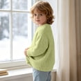 thumbnail image 6 of Afuyipoi Kids Thick Knit Pullover Sweater for Boys Girls Size 3M-5Y Winter Warm Comfort Wear Green Size 18M, 6 of 6