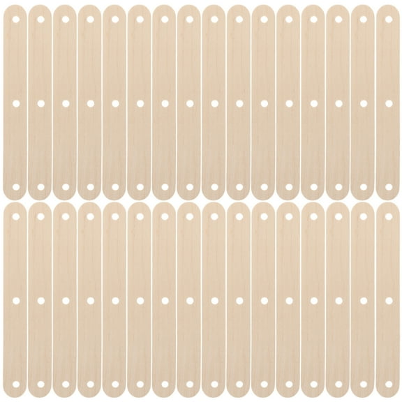 50 Pcs Wooden Ice Cream Sticks for Crafts and Kids, Tongue Depressors Multipurpose Wax Sticks for Projects