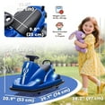 thumbnail image 3 of Qaba Auto Tamponneuse pour Enfants avec Rotation à 360°, Doubles Moteurs, Musique, Bleu, 3 of 10