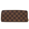 thumbnail image 2 of Pre-Owned Louis Vuitton Damier Portefeuille Clemence N60534 Canvas Brown... (Good), 2 of 6