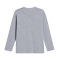 thumbnail image 5 of Abcomgle Girls Crewneck Sweatshirt Basic Long Sleeve Girls Pullover Top Preppy Solid Color Kids Sweaters Girls Fleece Fall Clothes for Tween Girls, 5 of 6