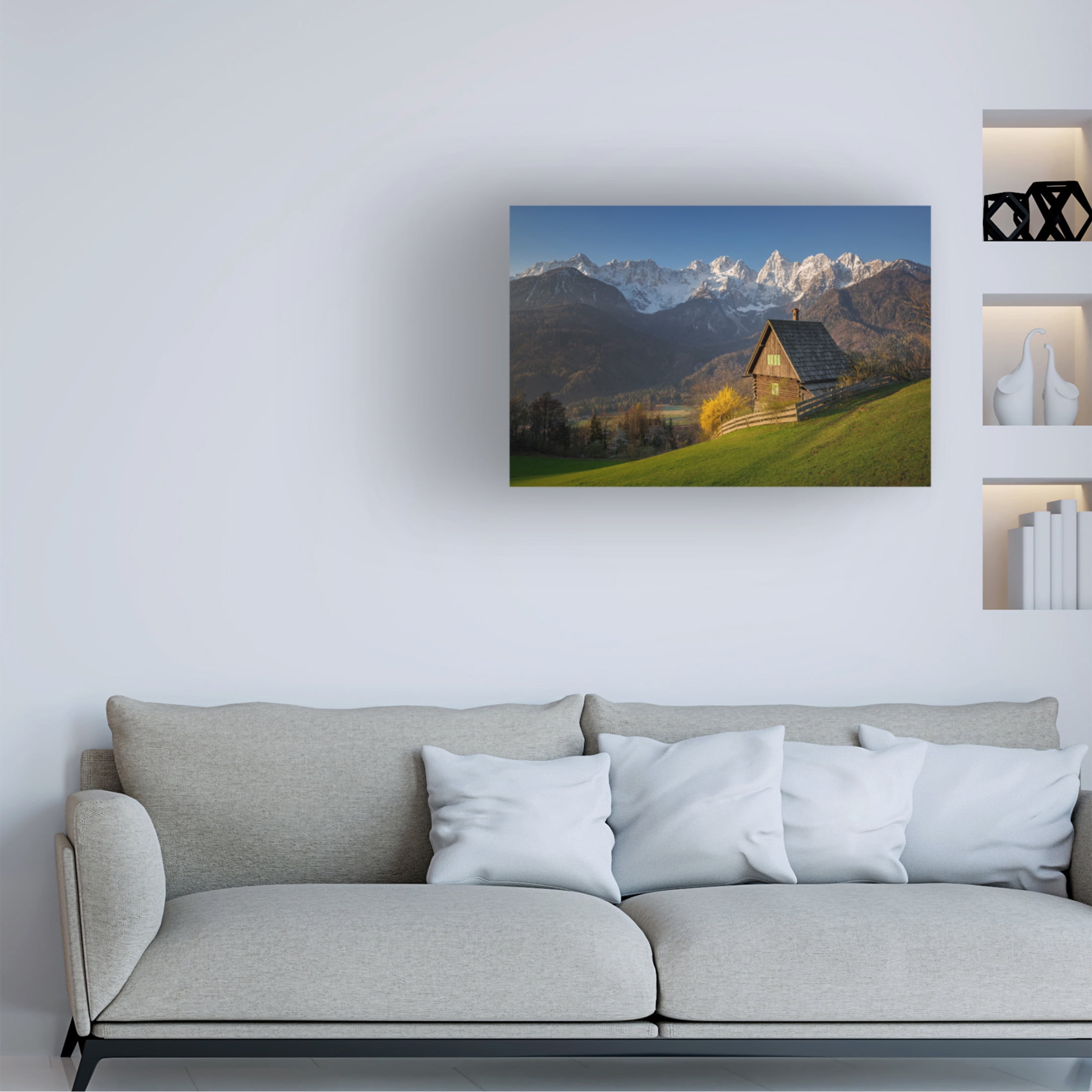 Canvas Wall Art - Ales Krivec 'Idyllic Scenery' Wall Art for Living Room, Bedroom, or Office D?cor by Trademark Fine Art - 32 x 22 Inches