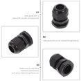 thumbnail image 6 of 20 Pcs Black Cable Connectors Electric Wire Gland Cord Pass Through Electrical Fittings, 6 of 6