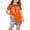 Orange, variant on Toddler Boys Girls Summer Cotton T-shirt Fashion Cute Printed Casual Short Sleeve Cotton Tops Shirts Toddler Clothes Black
