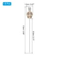 thumbnail image 2 of Uxcell Skull Sewing Pins Steel Voodoo Straight Pins with Skull Head for Fabric DIY Decoration Crafting Quilting Sewing White, 2 of 6