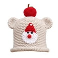 thumbnail image 7 of Cozy Christmas Knit Beanie For Women Men Fun Holiday Party Hat Cute Xmas Stocking Cap Soft Yarn Winter Earflap Cap For Family, 7 of 7