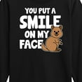 thumbnail image 3 of Instant Message - You Put A Smile On My Face - Toddler & Youth Long Sleeve Graphic T-Shirt, 3 of 6