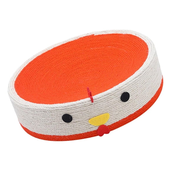 Tablero rascador para gatos redondo, cama para dormir para gatos domésticos, juguetes con forma de garra, interactivo, cama para gato de juguete, nido Pollo