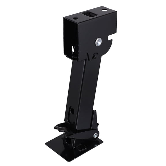 PBPBOX 1Pc Black Steel Trailer Support Jack with Strong Load Bearing Capacity