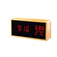 thumbnail image 1 of Led Digital De Madera Con Temperatura, Humedad, Control De Voz, Reloj, Habitación, Decoración Electrónica De Escritorio Noticed HA039922-03, 1 of 6