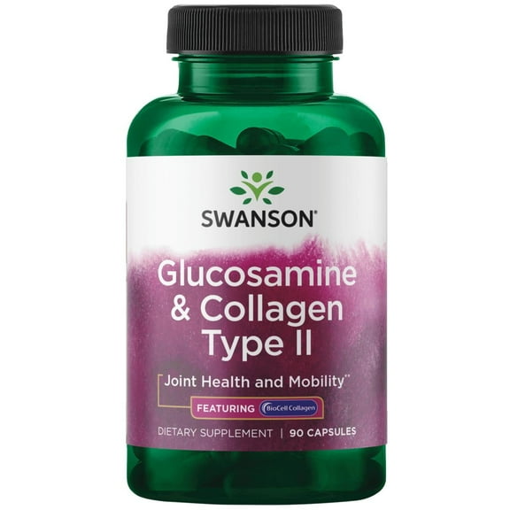 Swanson Glucosamine & Collagen Type Ii - Featuring Biocell Collagen 90 Caps