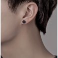 thumbnail image 2 of 1pair Dumbbell Earrings: Get Ready to Turn Heads with These Stylish Round Studs!, 2 of 4