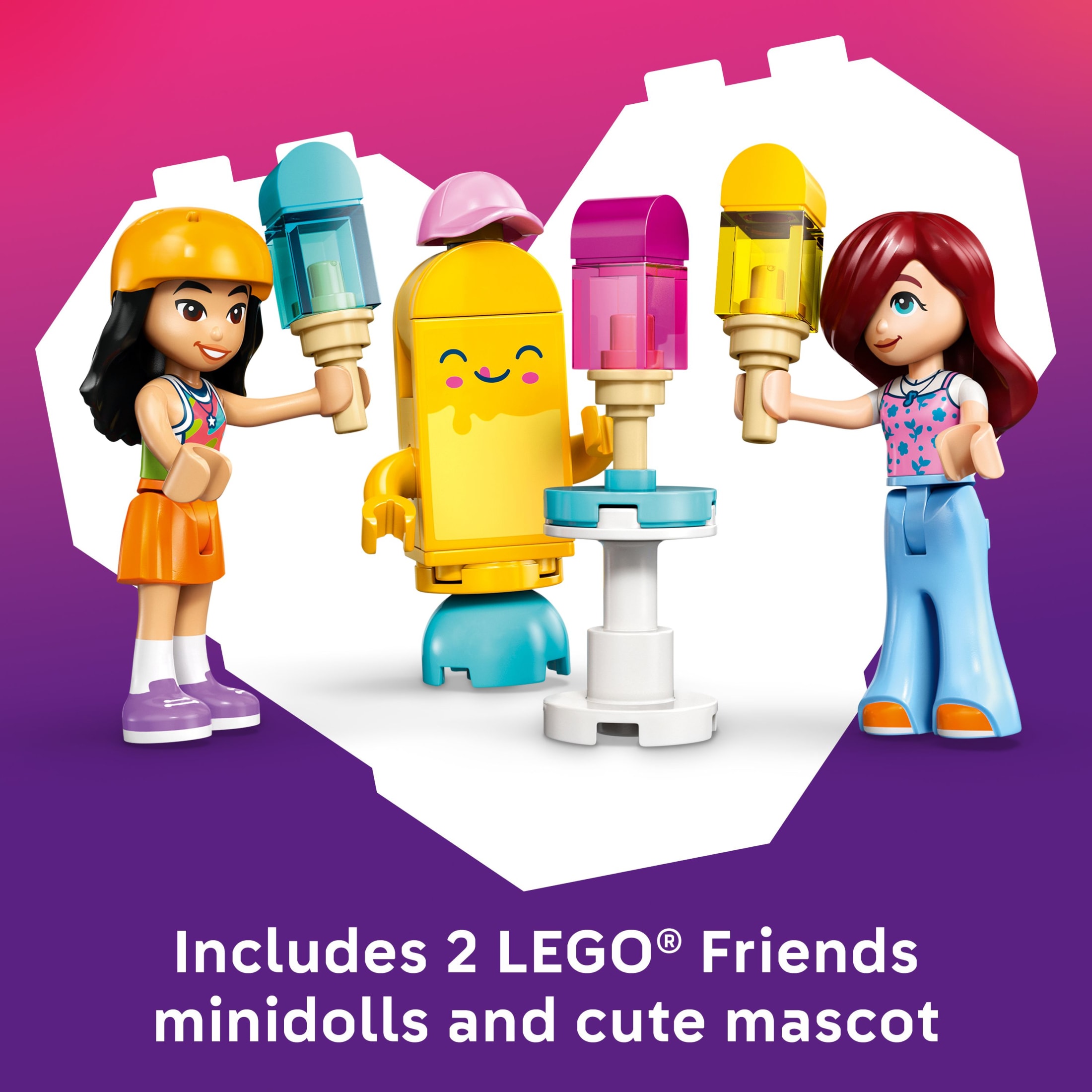LEGO Friends Puesto de Helados y Globos Juguete de Construcción para Niñas y Niños - Set de juego de simulación para niños, de 6+ años - Con minimuñecas Liann y Paisley y accesorios - Idea de regalo para cumpleaños - 42692 6