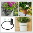 thumbnail image 3 of Howish plant holder wall mount 1 set of Flower Pot Holder Wall Mounted Plant Stand Rack Indoor Outdoor Flower Pot Holder(5.91"X5.91"X3.03"), 3 of 9