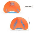 thumbnail image 5 of OULII 7Pcs Orange Silicone Hand Paddles for Swimming Paddles, 5 of 5