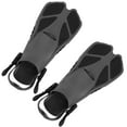 thumbnail image 4 of 2 Aletas de Snorkel, Hebillas Ajustables, Aletas de Natación de Talón Abierto, Tamado de Vije, Aletas de Natación Cortas para Snorkel, Buceo, Natación, Adultos, Hombres,, 4 of 7