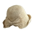 thumbnail image 2 of Delayuji Sun Hats For Women UV Protection Foldable Wide Brim Breathable Casual Bucket Hat Summer Travel Portable Foldable sun Hat Outdoor Daily beach hat, 2 of 4