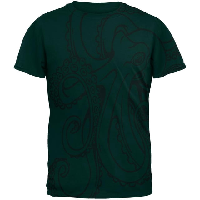 Octopus Outline Mens T Shirt