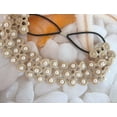 thumbnail image 4 of Chic Lady Bohemian Lace Diademas de perlas Diademas anchas Diadema elástica para el cabello Joyería Accesorios para el cabello Diademas para mujeres Niñas Novias, 4 of 5