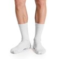 thumbnail image 5 of Luxtrada 10 Pairs Mens Sheer Ankle Quater Socks for Men Business/Casual Breathable Fresh Cool Soft Thin Sock (White), 5 of 8