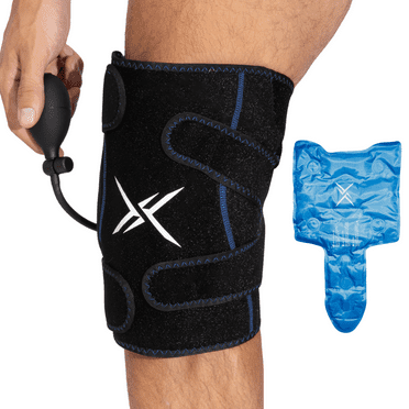 Frost Fit 3-in-1 Adjustable Knee Wrap With Hot & Cold Gel Therapy