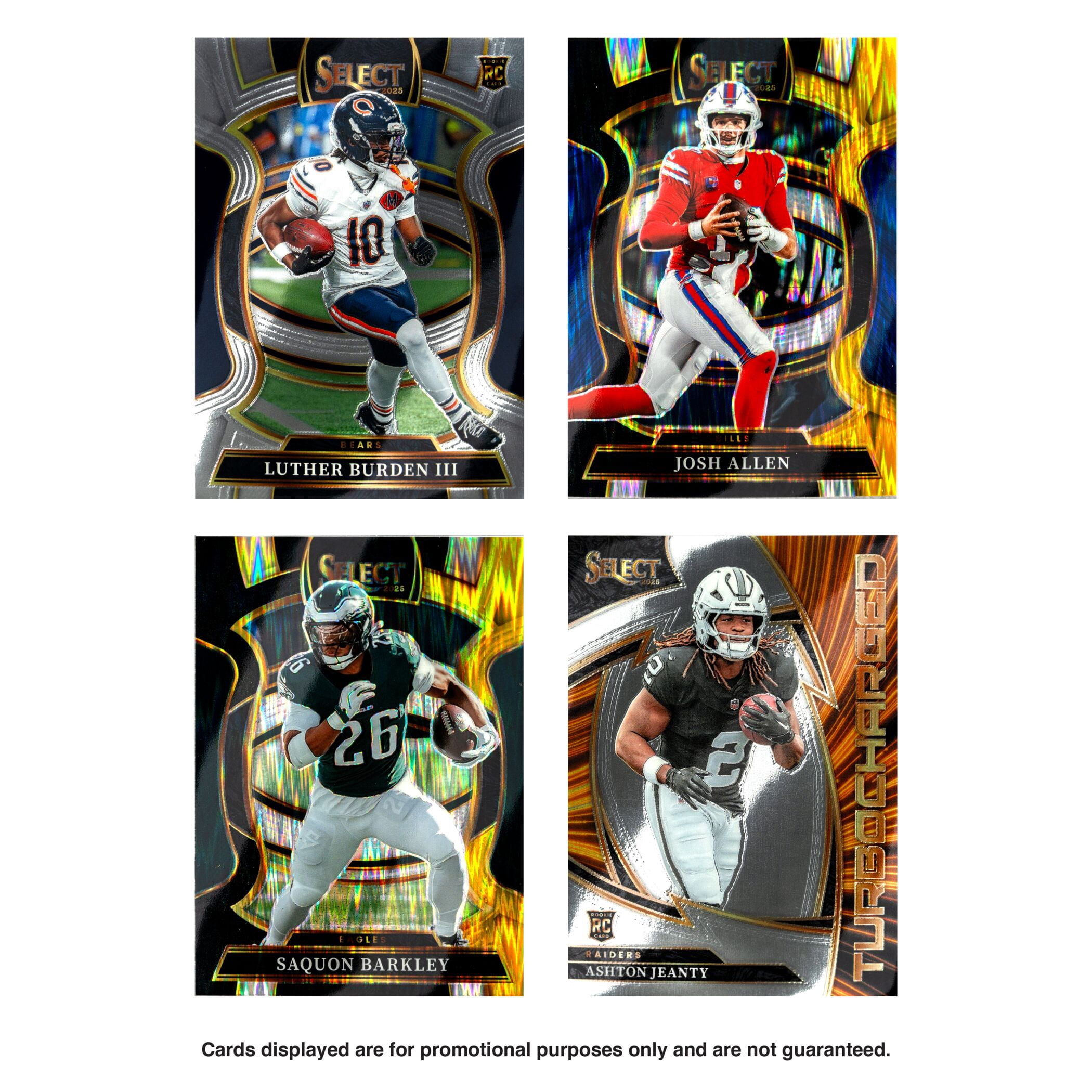 2025 Panini Select Football Trading Cards Hanger Box