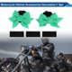 thumbnail image 2 of Decoración de Accesorios para Casco de Motocicleta Orejas de Gato para Cascos de Motocicleta Bicicleta Esquí Cian Negro Stickers 1 Juego, 2 of 6
