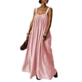 thumbnail image 3 of Swuxness Long Dresses for Women with Sleeveless and Solid Color Tassel Elegant Party Gown, 3 of 5