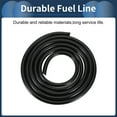 thumbnail image 6 of Unique Bargains Petrol Fuel Line 3.28ftx1/8"(3mm)/1/5"(5mm) Gas Line Pipe Hose Black, 6 of 6