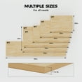 thumbnail image 5 of Butcher Block Unfinished Birch Workbench Countertop, Solid Wood Table Desk Top for DIY Kitchen Countertop, Workbenches, Island, Butcher, 1.5" Thickness, 25" W X 60" L, 5 of 10