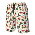 thumbnail image 4 of Balery Christmas Hat Cute Puppy Traje de Baño Estilo Hawaiano para Hombre, Shorts de Secado Rápido con Bolsillos-3X-Large, 4 of 6