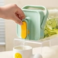 thumbnail image 2 of Dispensador Plástico Portátil 2 3 L Refrigerador Jarra Fría () Verde, 2 of 3
