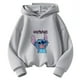 thumbnail image 3 of Sudadera con capucha y estampado de Stitch para niños y niñas, ropa informal con letras, estilo kawaii, moda, anime, manga, dibujos animados, 3 of 5