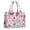 Pink Breast Cancer-1, variant on Large Capacity Tote Bag,Pink Breast Cancer Handbag Fashion Luxury Tote Bag,15.7"x13"x 5.1" Inches,Laptop Compatible
